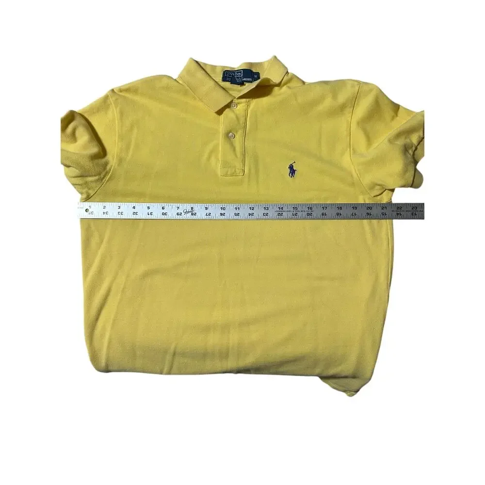 Polo Ralph Lauren Men's sz M 100% Cotton Purple Pony Polo